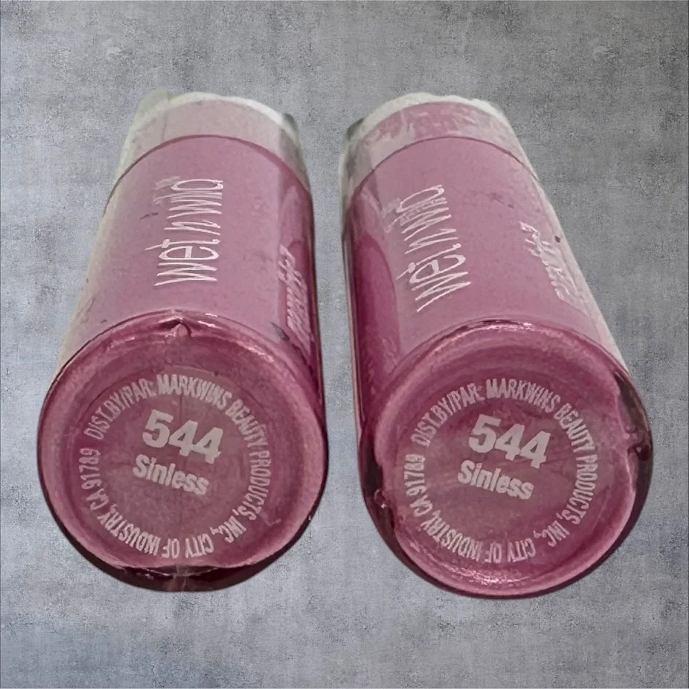 Wet n‎ Wild MegaSlicks Lip Gloss 544 Sinless Lot 2 Berried Treasure Pink NEW